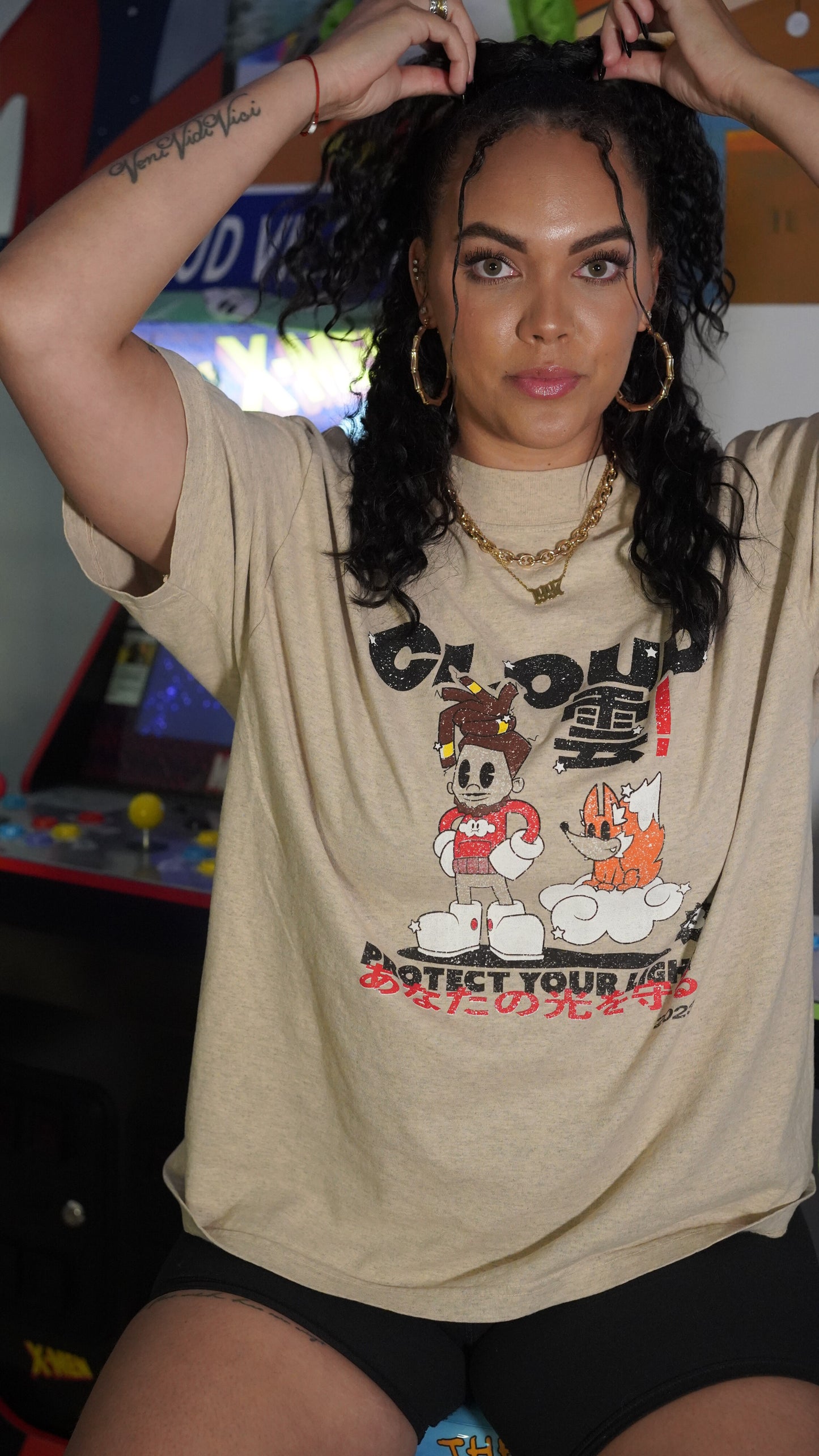 Celestial Cloud and Fox Tee