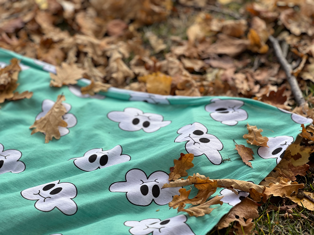 *Mint* Cloudy Bandana